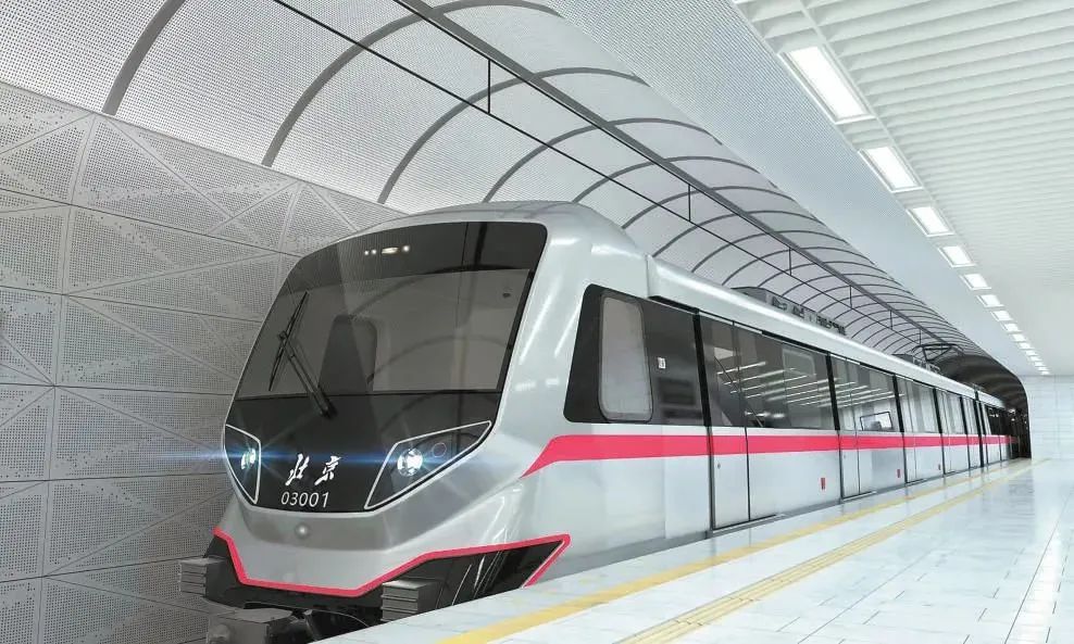 亮克威泽助力北京地铁3号线——首列车在河北京车制造基地正式下线